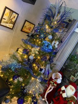 Blue Christmas Decoration