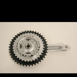 Lasco Triple Right Crank Arm 170mm alloy 42/34/24 3 x 7/8/9 spd FA10