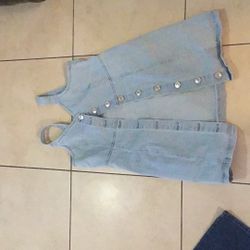 Forever 21 Jean Jumper Dress