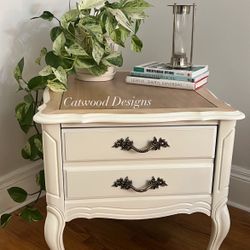 Refinished Side Table Accent Table End Table 