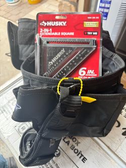 Tool Belt with Suspenders and extendable square