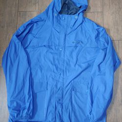 Blue Columbia Rain Jacket / Rain Coat 