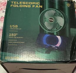 Telescopic Folding USB Fan