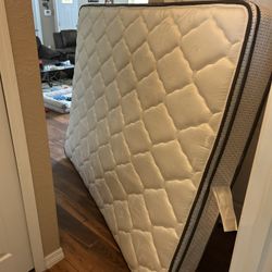 Queen Size Bed w/ wooded frame