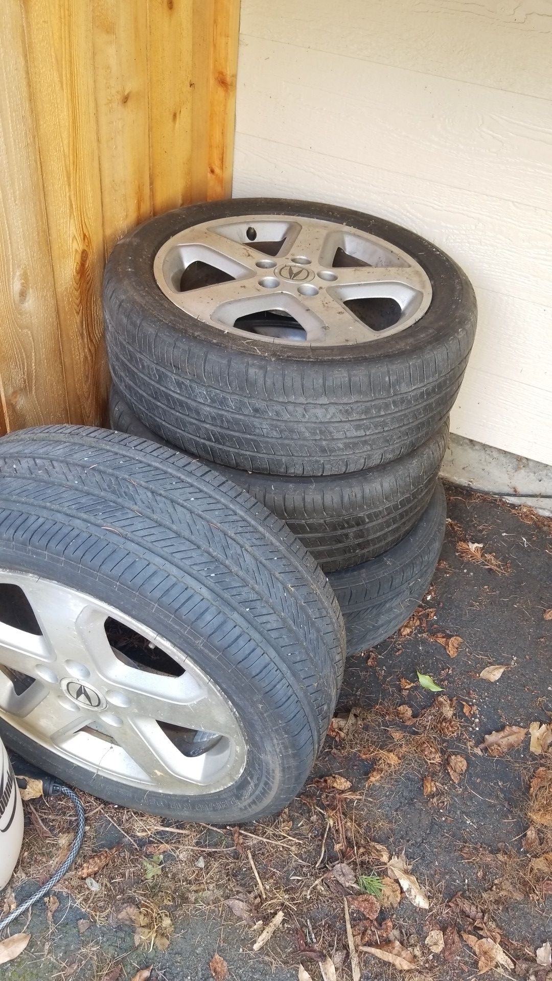 Set of 4 TL type S wheels and tires