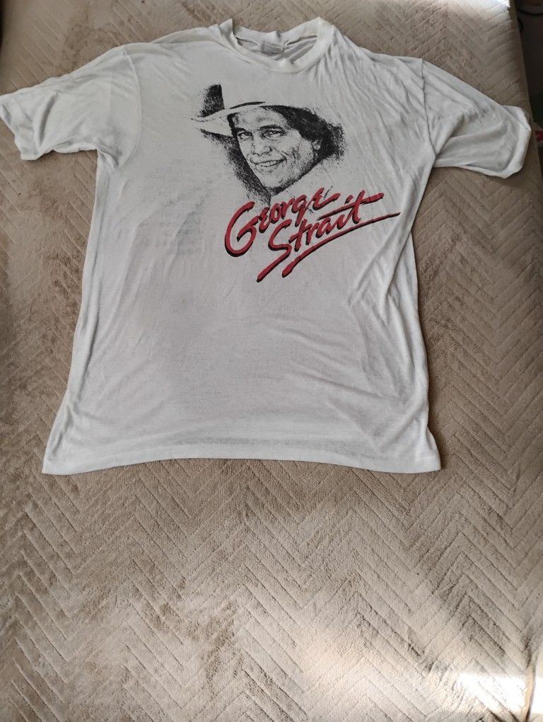 George Strait 1989 Concert T Shirt