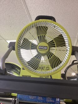 RYOBI 18V HP Whisper Cannon Fan (Tool-Only) $100
