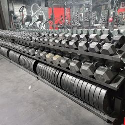 18’ BUMPER CARRIER DUMBBELL RACK🔹SPORTS FITNESS 