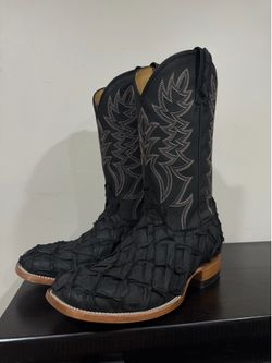 Cody James Pirarucu Boots ( Black )