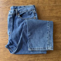 Levi’s 505 Men’s Medium Wash 100% Cotton Straight Leg Denim Jeans Size 40/32