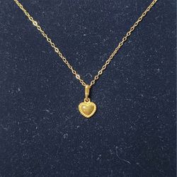 Gold Heart Necklace