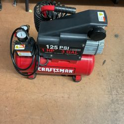 Craftsman 125 PSI 1 HP 3-Gallon Air Compressor