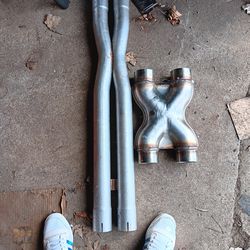 3" Y PIPE AND 3" Straight X Pipe