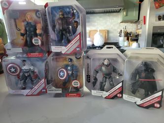 Disney Toybox Action Figures Lot of 6