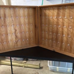 14 Wooden Display Cases