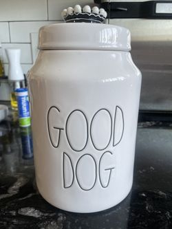 9” GOOD DOG Ceramic Treat Jar 🫙 🐶 🦴 