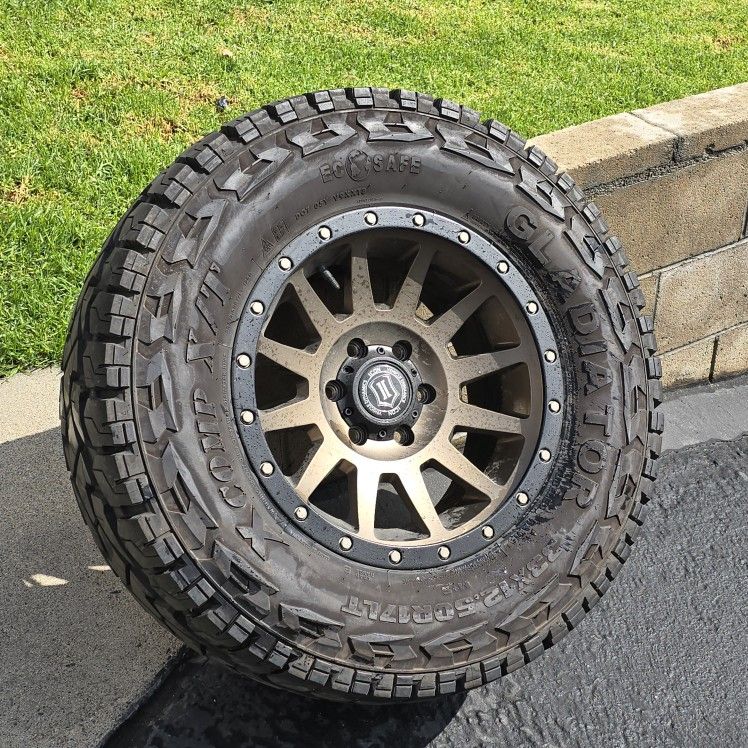 Icon Compression Bronze Wheels