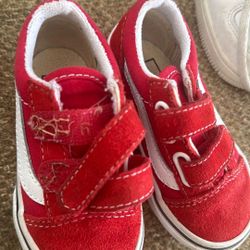 Red Toddler vans