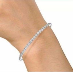 BRAND NEW WITH TAG 🔥 SALE! REAL DIAMOND BRACELET — $140 🔥
