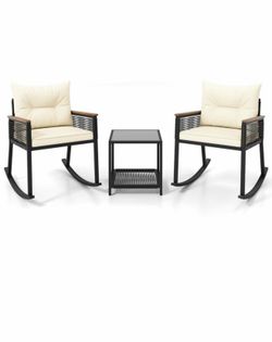 Patio rocker set