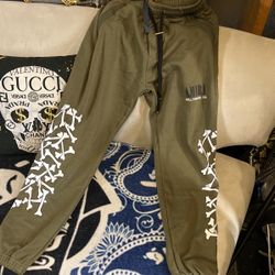 Size L Amiri Bone Joggers Rare !!