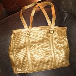 Gold Tote Bag. Like New