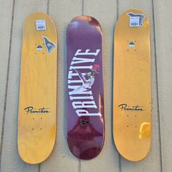 SKATEBOARD PRIMITIVE DESK SIZE 7.75
