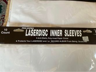 Pro-Wipes Laserdisc Inner Sleeves 10-Count