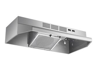 30 inch Range Hood Under Cabinet, 400 CFM Ducted/Ductless Convertible Vent Hood with 2 Speed Exhaust Fan, Rocker Switch Control, Multiple Venting Opti
