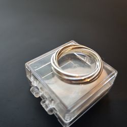 Sterling Silver 7 Piece Stackable Ring Size 6-6.5