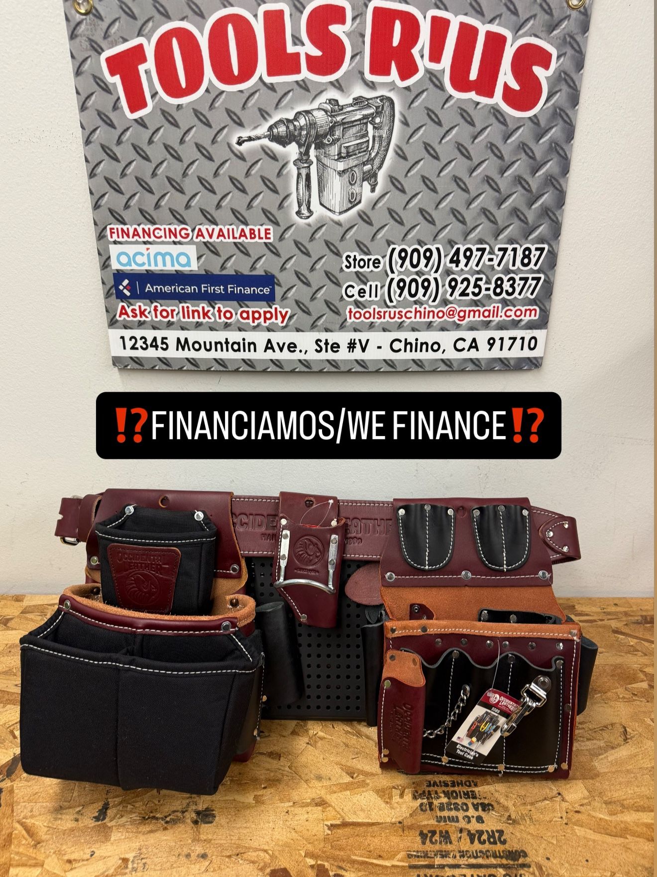 5590 OCCIDENTAL LEATHER Commercial Electricians Set(COMPLETO) **(FINANCIAMOS/WE FINANCE)**