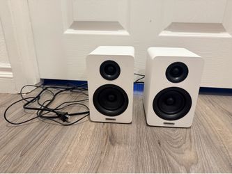 Sanyun SW208 3" Active Bluetooth 5.0 Bookshelf Speakers – 60W Carbon Fiber Speaker Unit - Built-in 24bit DAC Dynamic 3D Surround Sound 2.0 Computer PC