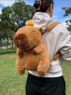 Capybara Plush Backpack