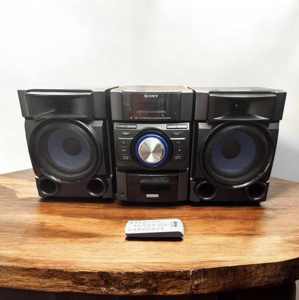 Sony Stereo MHC-EC909iP Hi-Fi Music System Receiver CD Player IPodDock W/ Remote