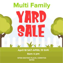 Multi Family Yard Sale!