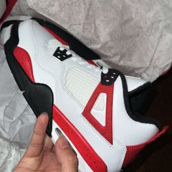 Red Cement Jordan 4s 