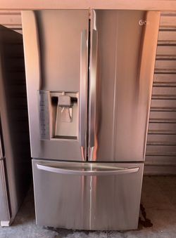 LG Stainless Steel Refrigerator And Freezer