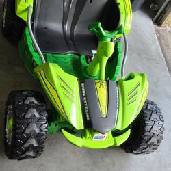 Electric Green Car