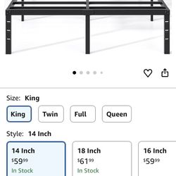 NEW KING SIZE BED FRAME