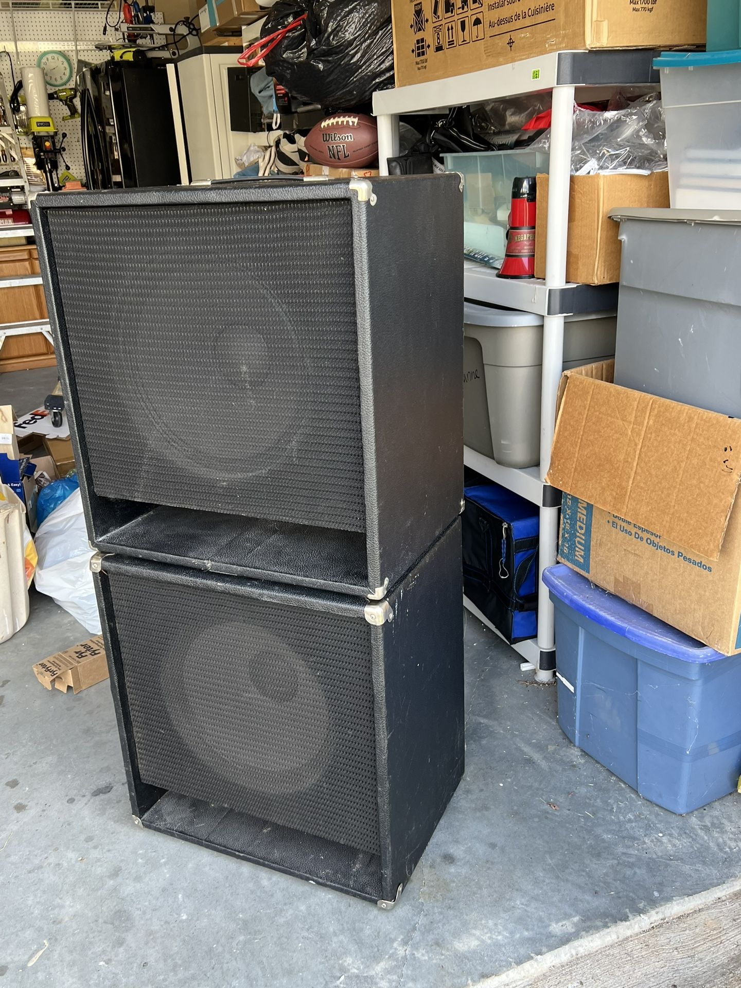 Custom 5/4 Plywood 1-15” Speakers (Pair)