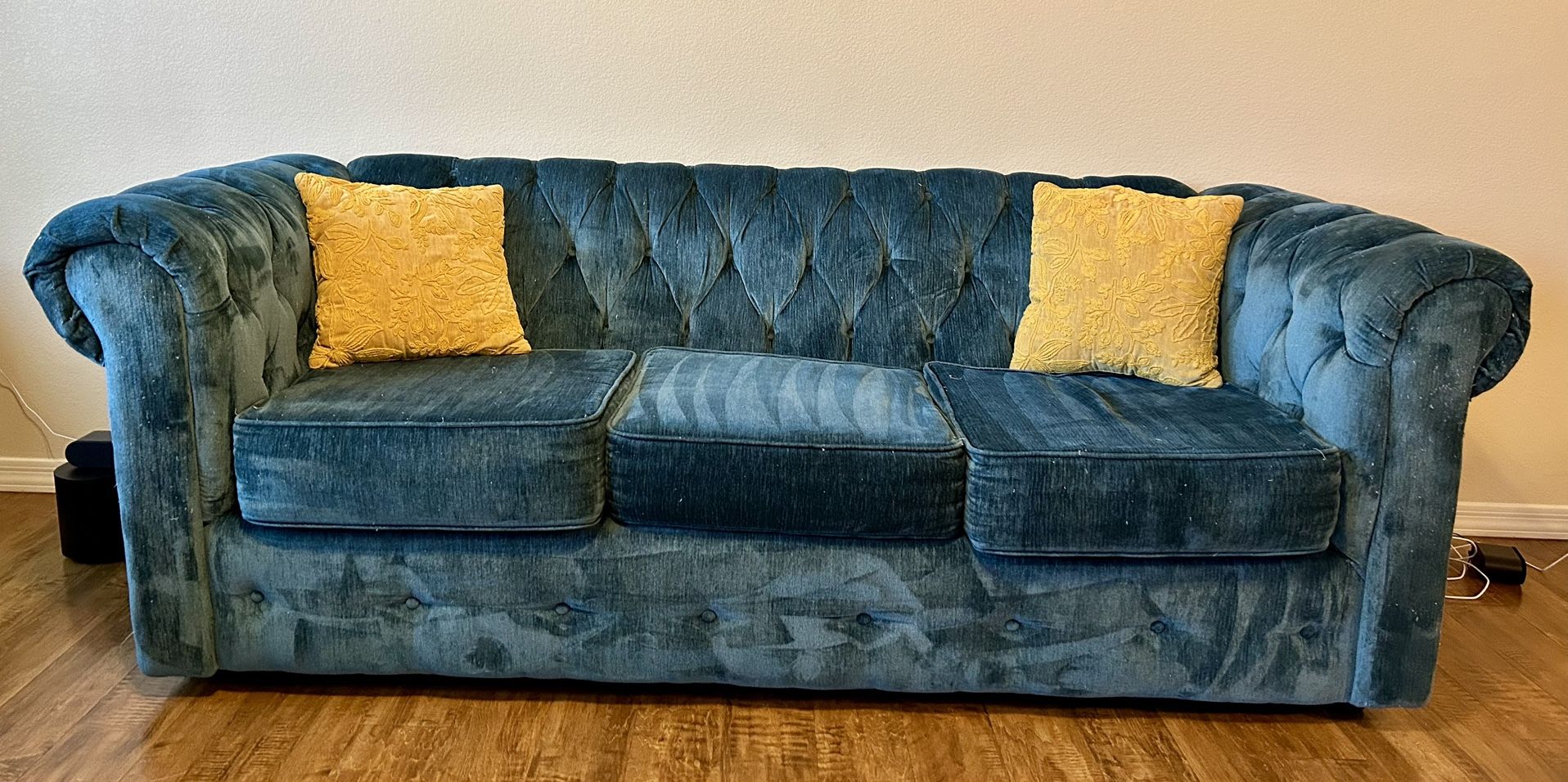 2 Teal Couches