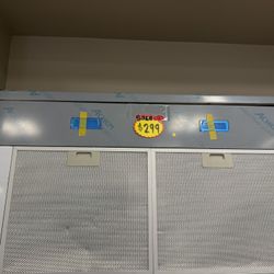 steel under-cabinet range hood