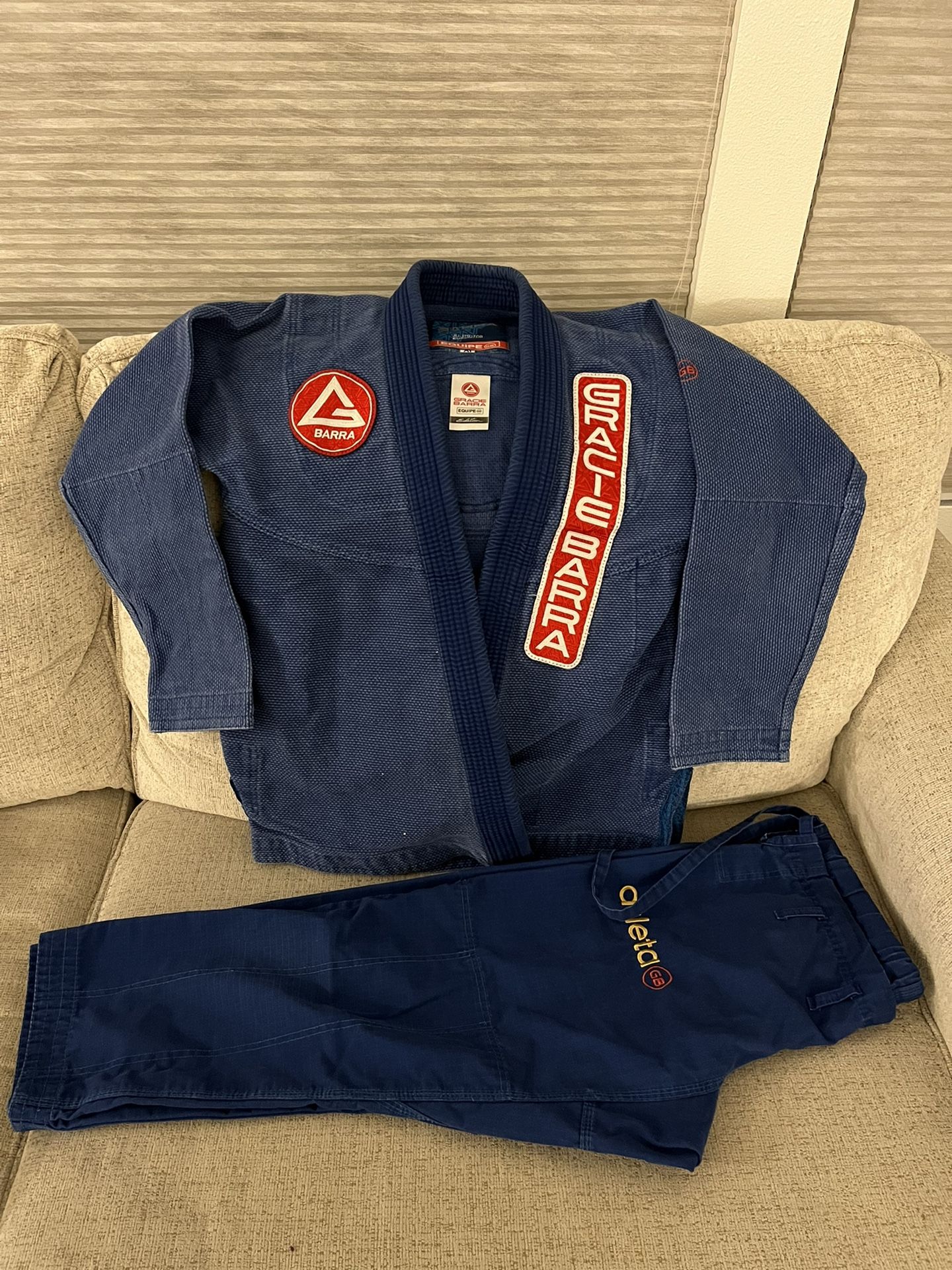 Gracie Barra Athleta Gi Blue Size A1