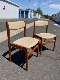 Danish Teak Dining Room Side Chairs