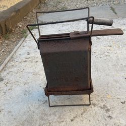 Double Portable Hibachi Antique 