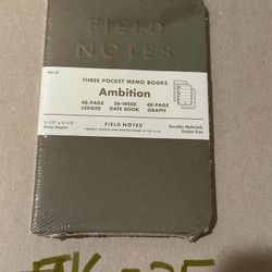 Field Notes Ambition Gilded Edges FNC-25 - 3-Pack Limited Edition - SEALED