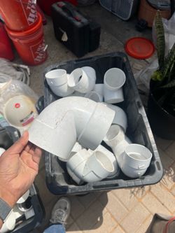 3-4” PVC drain fittings