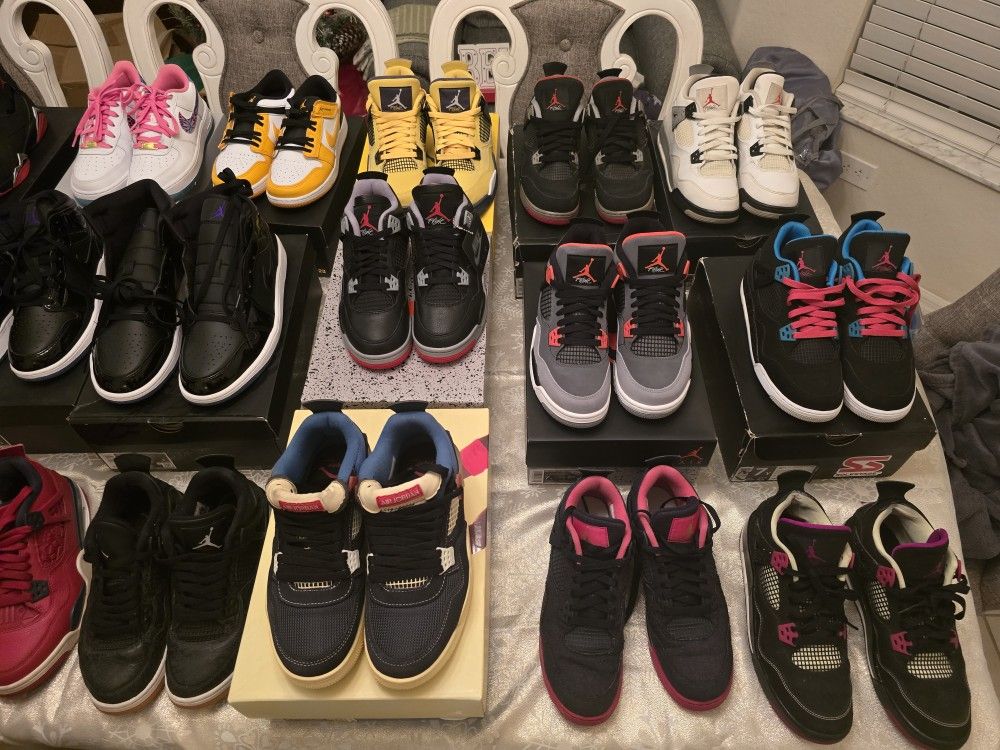 Jordan & Nike Lot Sale 4's 5's and more