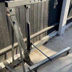 1 Ton Folding Shop Crane Pittsburgh Heavy Duty 