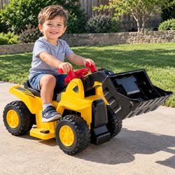 Brand New 6V Kids Electric Ride-On Bulldozer